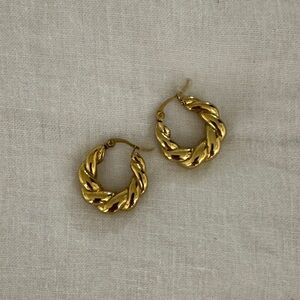Elegant Gold Hoop Earrings
